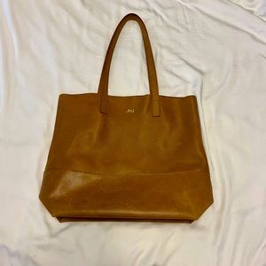 Able Mamuye Classic Tote, color Whiskey. (Does have small monogram)